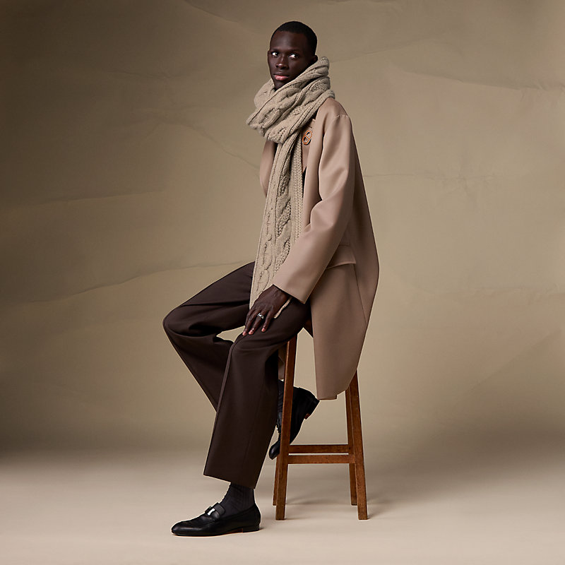 ◆上質なシルク◆HERMES マイヨンシャドウ ニットマフラー 楽天市場】【全品10%OFFクーポン】 エルメス マフラー マイヨン